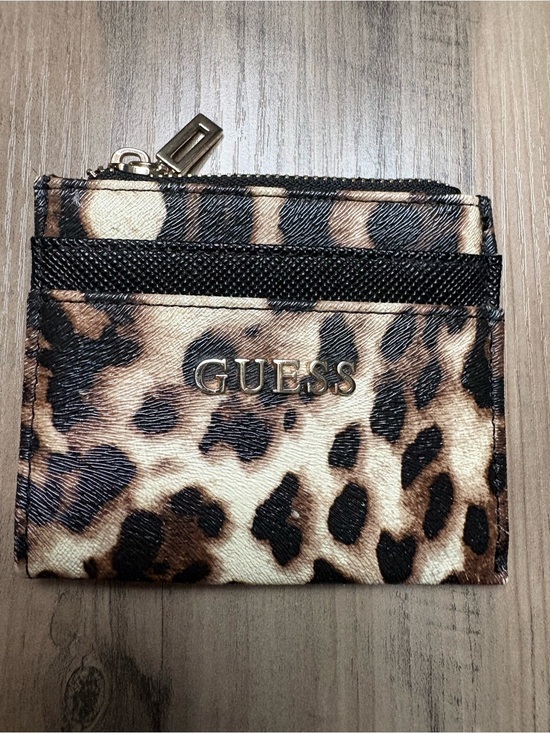 Guess Accessories - GUESS Leopard Print Card ID Holder Coin Wallet in Animal Y2K vibe